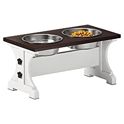 SIMPLY+ Raised Dog Food Bowl Stand