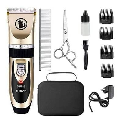 Ceenwes Dog Clippers Low Noise Rechargeable Dog Trimmer
